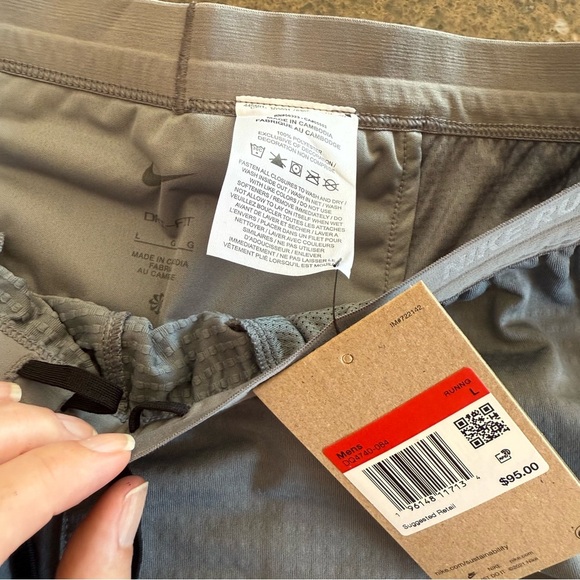 NEW ($95) Nike Stride Men's Dri-FIT Woven Running Pants Sustainable Materials - Picture 13 of 13
